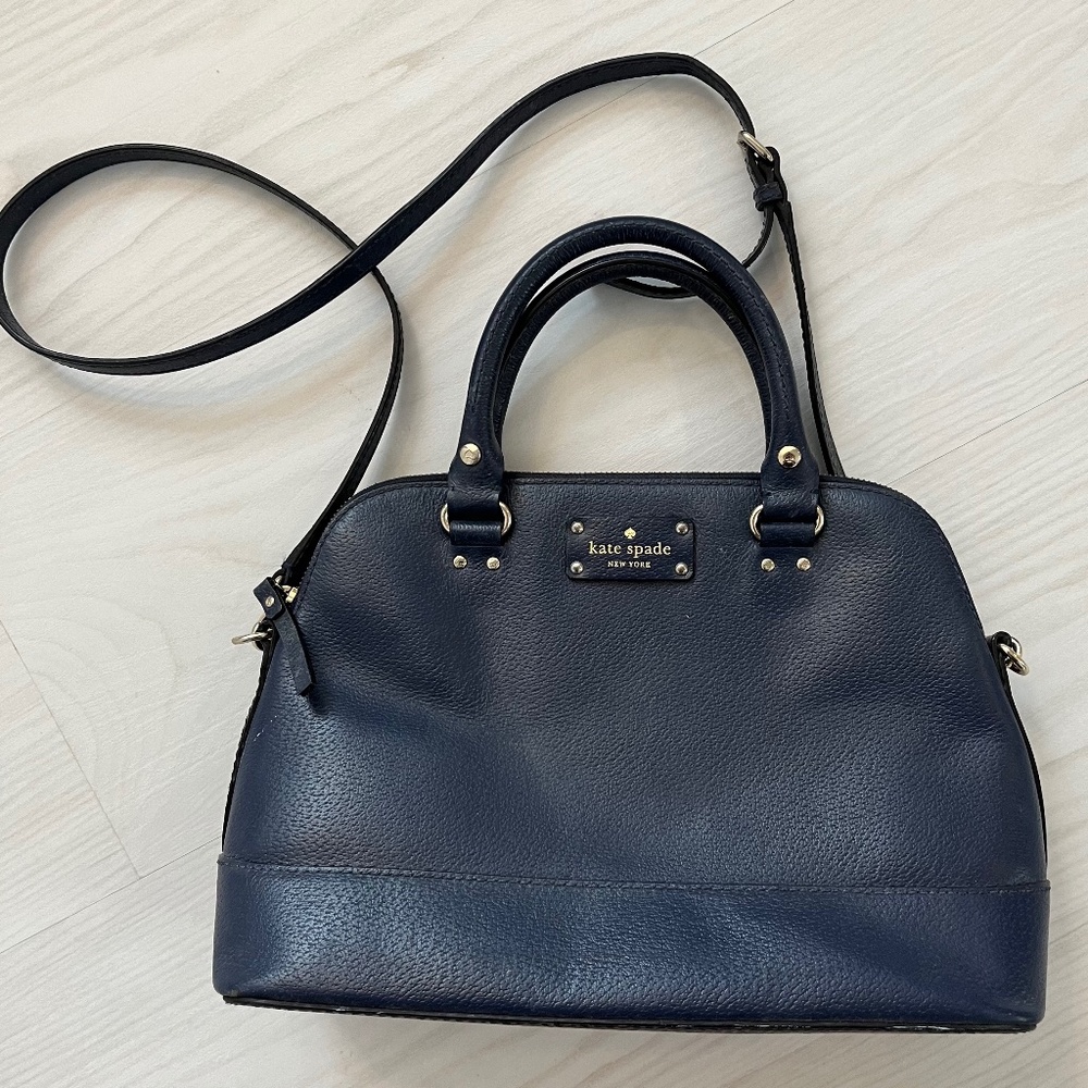 Kate Spade Navy Wellesly Small Rachelle Satchel Tote Bag